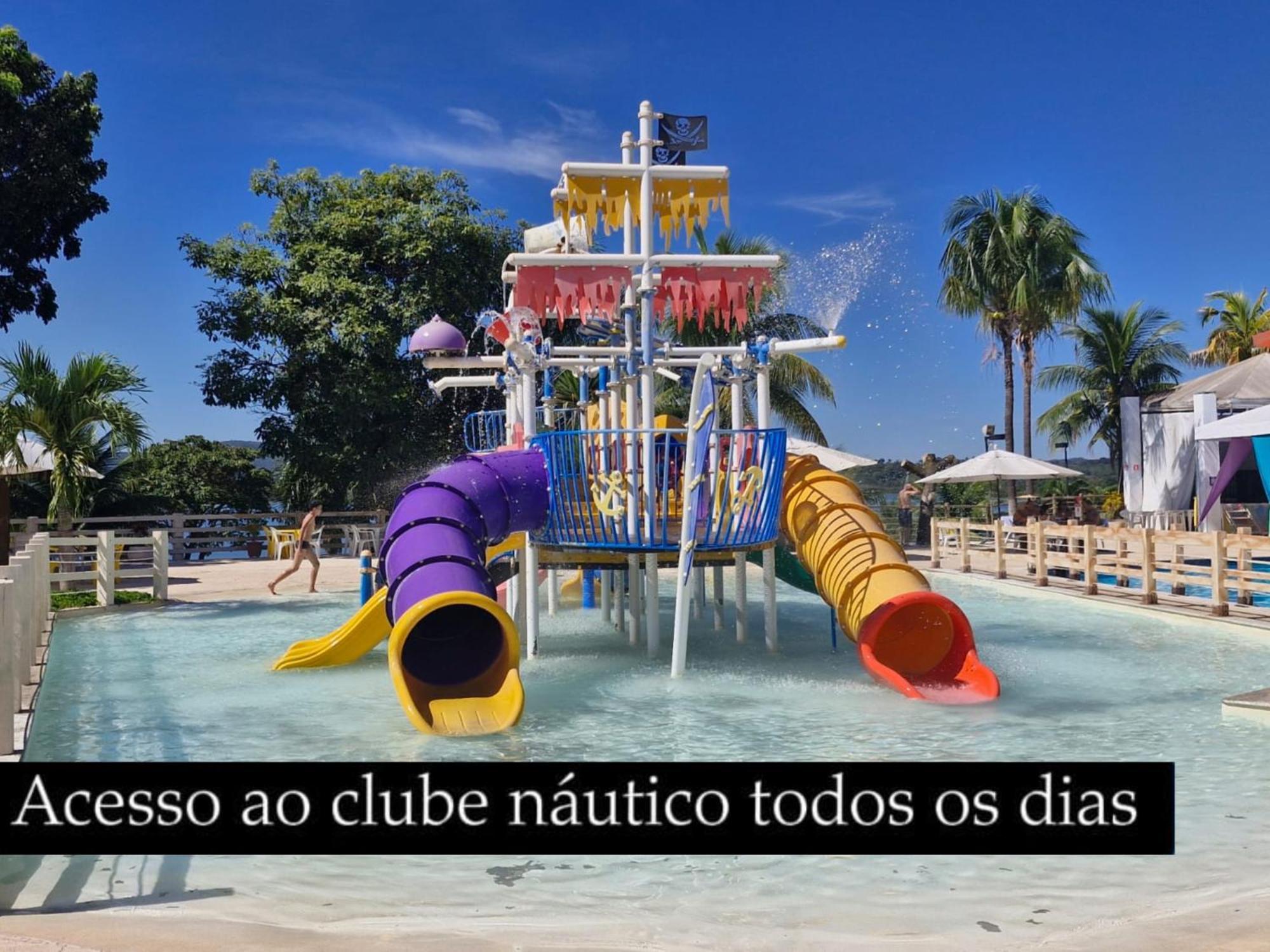 Nautico Flat Com Acesso Ao Clube Nautico Praia- Caldas Novas Dış mekan fotoğraf