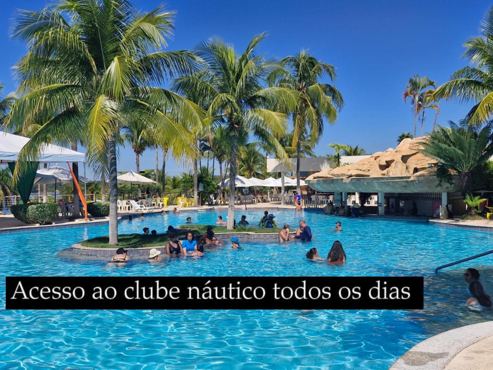 Nautico Flat Com Acesso Ao Clube Nautico Praia- Caldas Novas Dış mekan fotoğraf