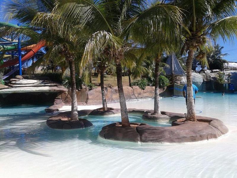 Nautico Flat Com Acesso Ao Clube Nautico Praia- Caldas Novas Dış mekan fotoğraf